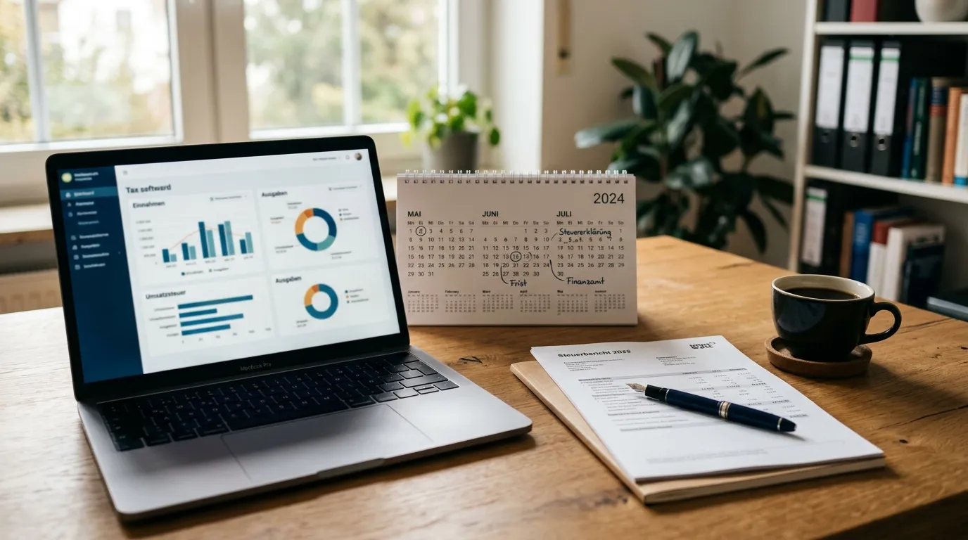 Taxdoo dashboard with European tax overview and compliance status